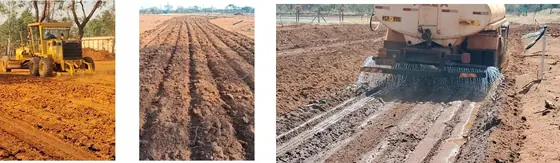 Construção de Pista Asfáltica e Arquibancada - Preparação e terraplanagem - registro 2