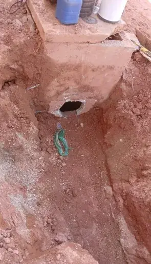 Execução de Drenagem - Tubulação PEAD e Concreto - Drenagem e tubulação - registro 2