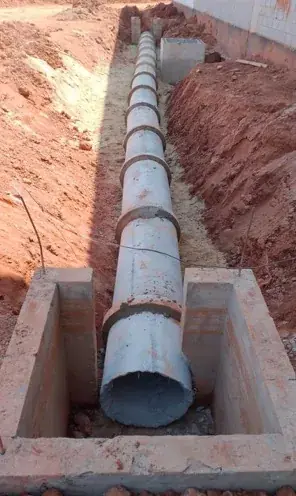 Execução de Drenagem - Tubulação PEAD e Concreto