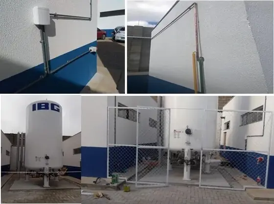 Infraestrutura para Tanque de Oxigênio