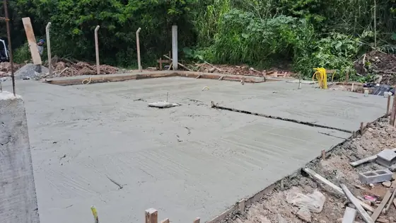 Projeto e Construção de UVR Butantã - Concretagem e piso - registro 20