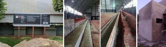 Reforma e Ampliação de Quadra Poliesportiva - Estrutura e quadra - registro 1