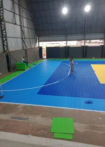Reforma e Ampliação de Quadra Poliesportiva - Estrutura e quadra - registro 6